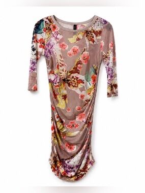 Soft romantic Marc Cain mesh dress in the dreamiest watercolor floral print 🌸🦋